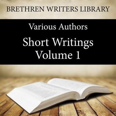 Short Writings, Volume 1