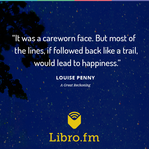 It was a careworn face. But most of the lines, if followed back like a trail, would lead to happiness.