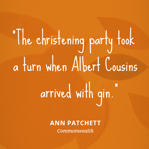 The christening party took a turn when Albert Cousins arrived with gin.