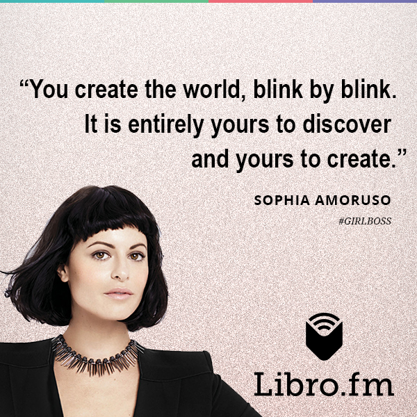 You create the world, blink by blink. It is entirely yours to discover and yours to create.