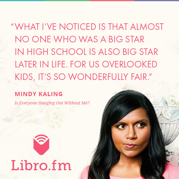 What I’ve noticed is that almost no one who was a big star in high school is also big star later in life. For us overlooked kids, it’s so wonderfully fair.