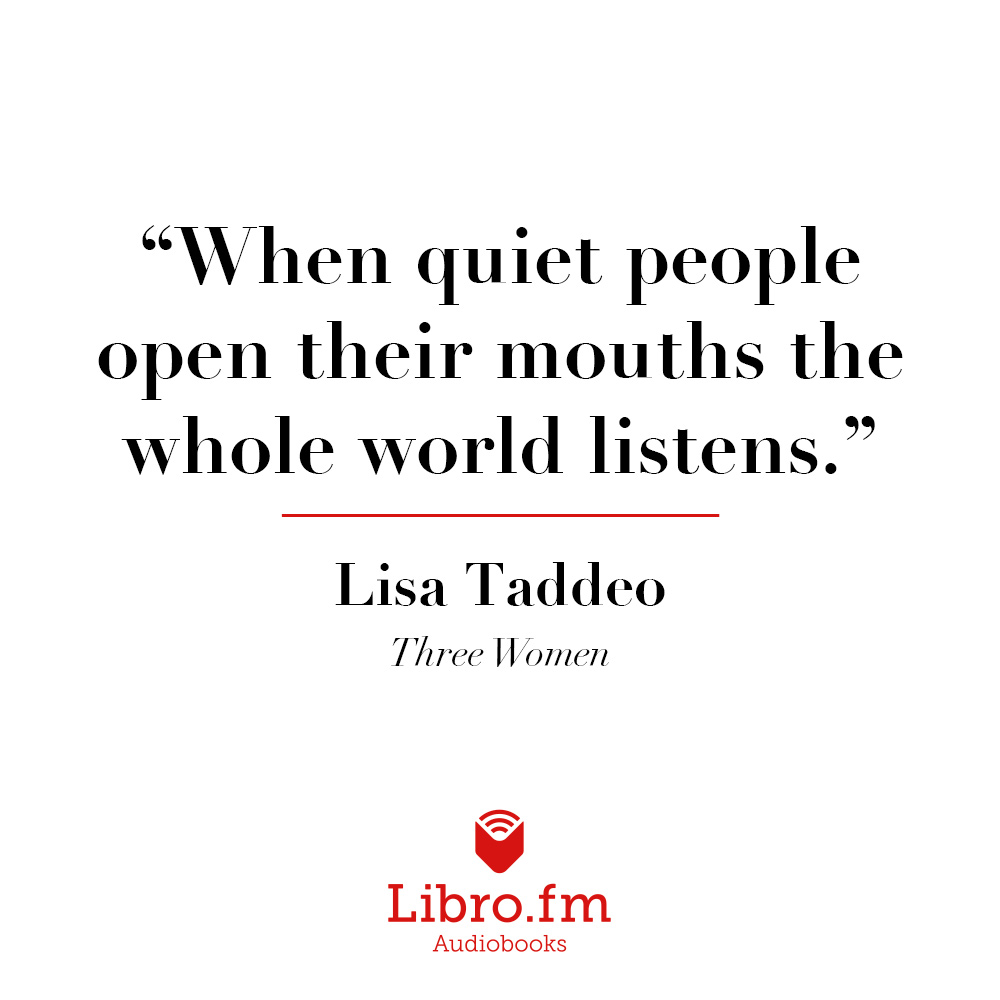 When quiet people open their mouths the whole world listens.