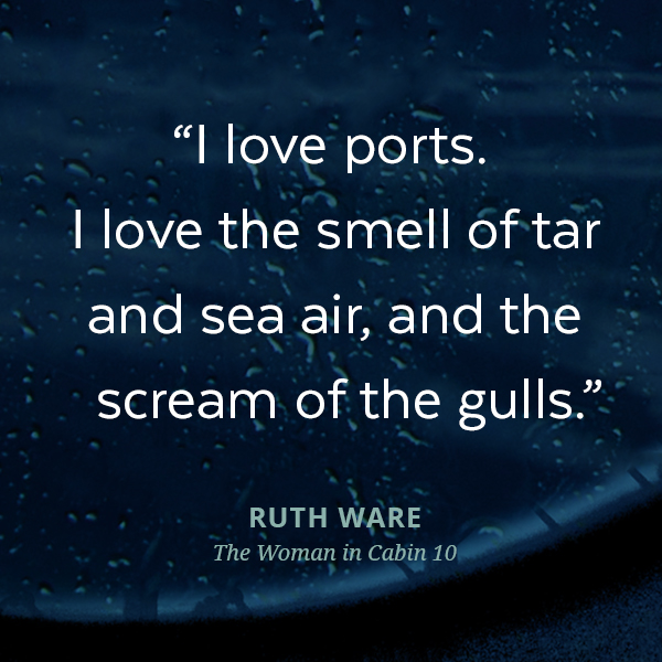 I love ports. I love the smell of tar and sea air, and the scream of the gulls.