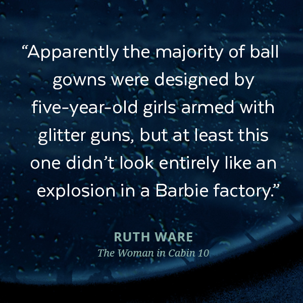 Apparently the majority of ball gowns were designed by five-year-old girls armed with glitter guns, but at least this one didn’t look entirely like an explosion in a Barbie factory.